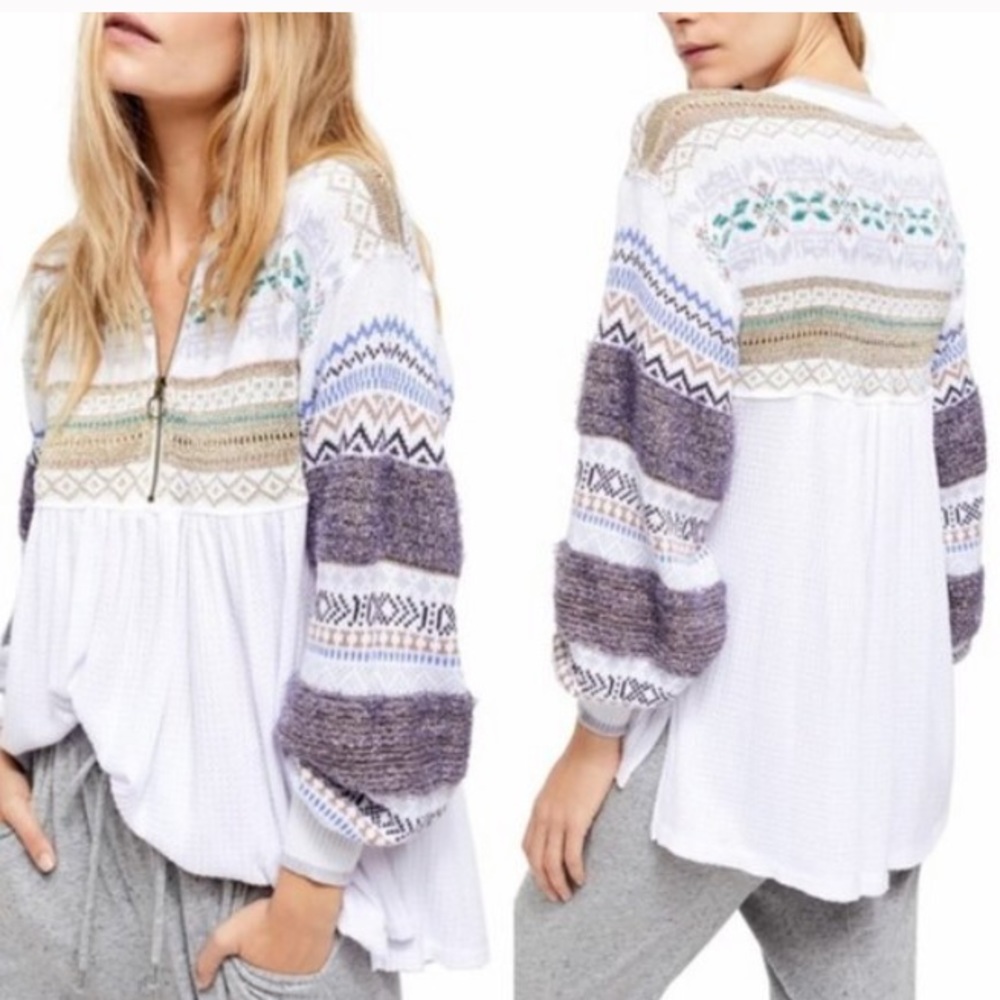 BNWOT People Cozy Cottage Sweater